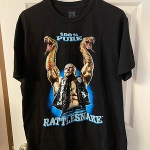 WWE Steve Austin 100% Pure Rattlesnake t shirt expect no mercy size L